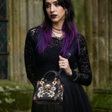 Gothistar The Vowed Skull Lady Leather Bag