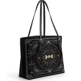 Gothistar  Mystic Tide Leather Tote Bag
