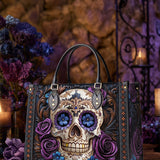 Gothistar Obsidian Rose Crypt Leather Bag