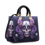 Gothistar Violet Requiem Lady Leather Bag