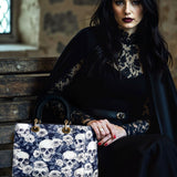 Gothistar Edgy Skull & Roses Lady Leather Bag
