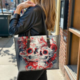 Gothistar Bonded in Shadows Leather Tote Bag