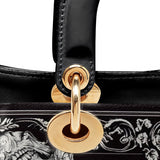 Gothistar Shadowlace Bloom Personalized Lady Leather Bag