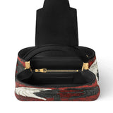 Gothistar Wings Of Fate Leather Satchel Bag
