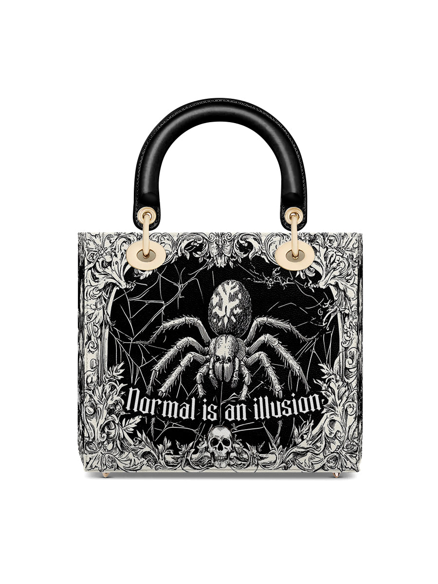 Gothistar Web Of The Unseen Lady Leather Bag