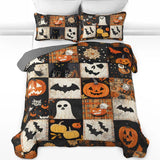 Gothistar All Season Quilt 3-Piece Set Spooky Patchwork
