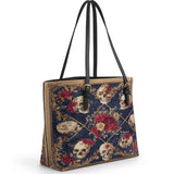 Gothistar Midnight Heirloom Leather Tote Bag
