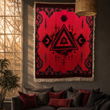 Gothistar Infernal Eclipse Woven Tapestry Blanket