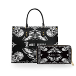 Shadowlace Bloom leather bag and wallet bundle