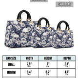 Gothistar Edgy Skull & Roses Lady Leather Bag