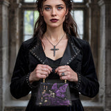 Gothistar Mourning Wings Leather Satchel Bag