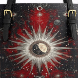 Gothistar Sanctum Of Stars  Leather Tote Bag