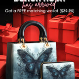 Gothistar Wings of Solace Lady Leather Bag