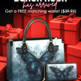 Gothistar Wings of Solace Leather Bag