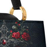 Gothistar Shadowed Grace Leather Satchel Bag