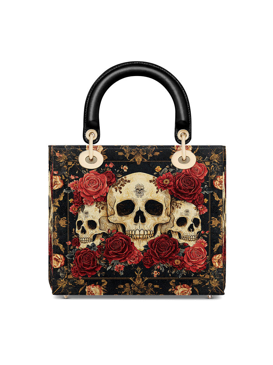 Gothistar Floralis Mortem Lady Leather Bag