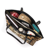 Gothistar Vanitas Royale Leather Tote Bag