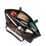 Gothistar Viper Rose Leather Tote Bag