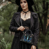 Gothistar Midnight Ascend Leather Satchel Bag