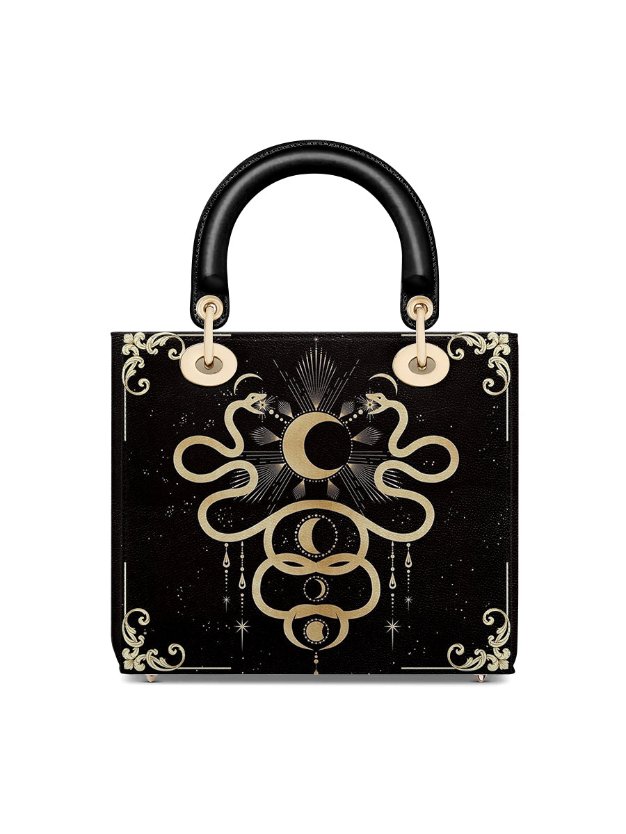 Gothistar Serpentis Nocturne Lady Leather Bag