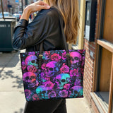 Gothistar Luminous Decay Leather Tote Bag