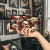 Gothistar Rosarium Of The Dead Leather Wallet Purse