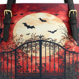 Gothistar Crimson Gate Leather Tote Bag