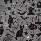 Gothistar All Season Quilt 3-Piece Set Spooky Shadow