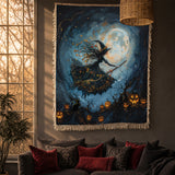 Gothistar Charmed Nightfall Woven Tapestry Blanket