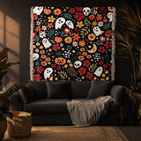 Gothistar Spooky Chic Woven Tapestry Blanket