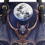 Gothistar Lunar Revenant Leather Tote Bag