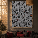Gothistar Spooky Shadow Woven Tapestry Blanket