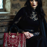 Gothistar Pentacle Bloom Lady Leather Bag