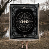 Gothistar  Mystic Tide Woven Tapestry Blanket
