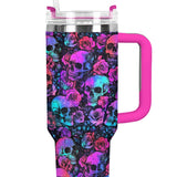 Gothistar Cyber Goth Roses Tumbler