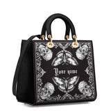 Gothistar Shadowlace Bloom Personalized Lady Leather Bag