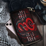 Gothistar Twisted Grace Leather Wallet Purse