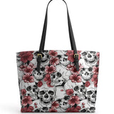 Gothistar Deathbloom Waltz Leather Tote Bag