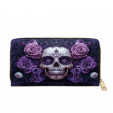 Gothistar Violet Requiem Leather Wallet Purse