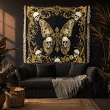 Gothistar The Monarch Of The Damned Woven Tapestry Blanket