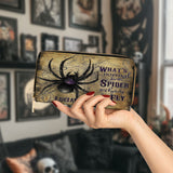 Gothistar The Silent Weave Personalized  Leather Wallet Purse
