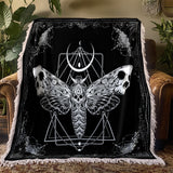 Gothistar Nocturne Flight Woven Tapestry Blanket