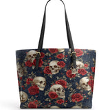 Gothistar The Bonebloom Curse Leather Tote Bag