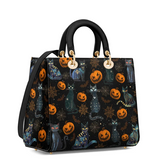 Gothistar Mooncats Mischief Lady Leather Bag