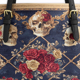 Gothistar Midnight Heirloom Leather Tote Bag