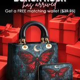 Gothistar Crimson Eclipse Lady Leather Bag