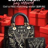 Gothistar Moonwing Enigma Lady Leather Bag