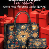 Gothistar Heart Of The Oracle Leather Bag