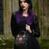 Gothistar Sanctum Of Stars Lady Leather Bag
