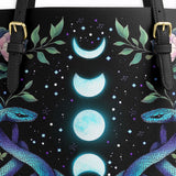 Gothistar  Midnight Ascend Leather Tote Bag